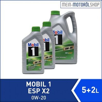 Mobil 1 ESP X2 0W-20 5 + 2 Liter