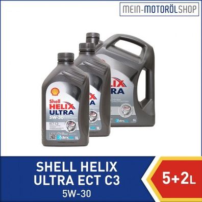 Shell Helix Ultra ECT C3 5W-30 5 + 2 Liter