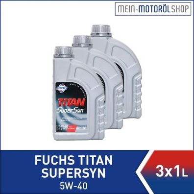 Fuchs Titan Supersyn 5W-40 3x1 Liter