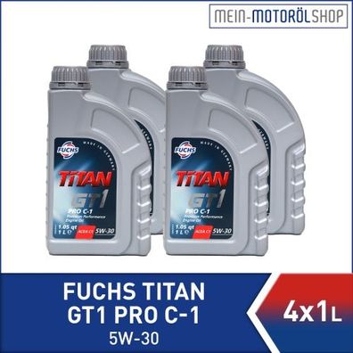 Fuchs Titan GT1 Pro C-1 5W-30 4x1 Liter