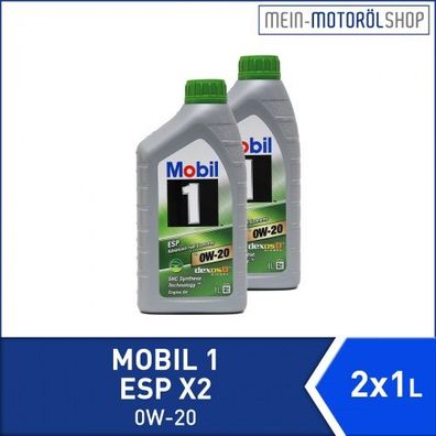 Mobil 1 ESP X2 0W-20 2x1 Liter