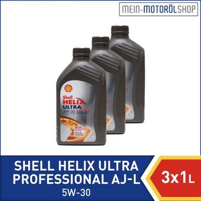 Shell Helix Ultra Professional AJ-L 5W-30 3x1 Liter