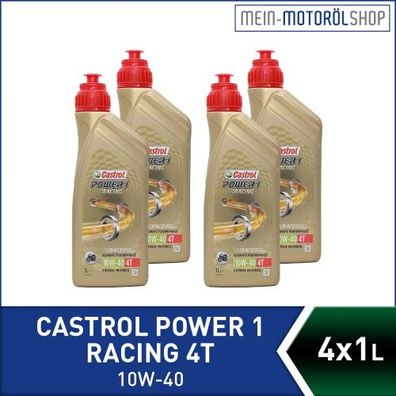 Castrol Power 1 Racing 4T 10W-40 4x1 Liter