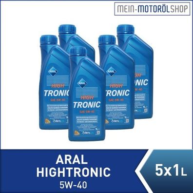 Aral HighTronic 5W-40 5x1 Liter