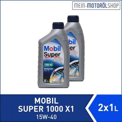 Mobil Super 1000 X1 15W-40 2x1 Liter