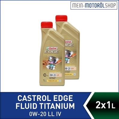 Castrol Edge Fluid Titanium 0W-20 LL IV 2x1 Liter