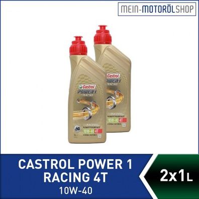 Castrol Power 1 Racing 4T 10W-40 2x1 Liter
