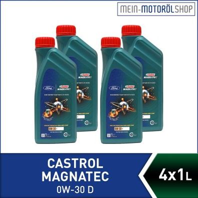 Castrol Magnatec 0W-30 D 4x1 Liter