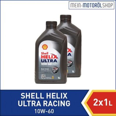 Shell Helix Ultra Racing 10W-60 2x1 Liter