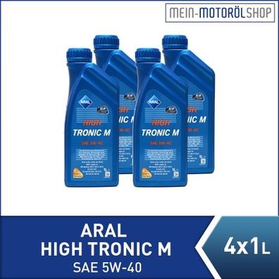 Aral HighTronic M 5W-40 4x1 Liter