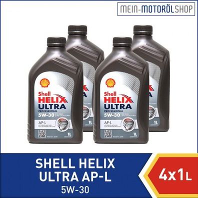 Shell Helix Ultra Professional AP-L 5W-30 4x1 Liter