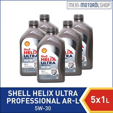 Shell Helix Ultra Professional AR-L 5W-30 5x1 Liter