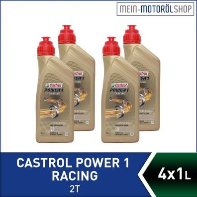 Castrol Power 1 Racing 2T 4x1 Liter