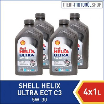 Shell Helix Ultra ECT C3 5W-30 4x1 Liter