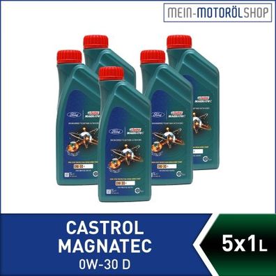 Castrol Magnatec 0W-30 D 5x1 Liter