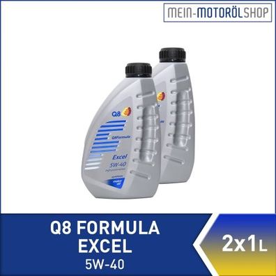 Q8 Formula Excel 5W-40 2x1 Liter