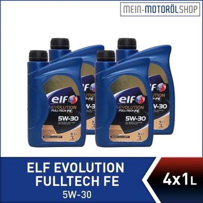 Elf Evolution Fulltech FE 5W-30 4x1 Liter