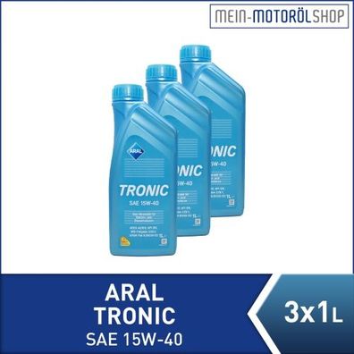 Aral Tronic 15W-40 3x1 Liter