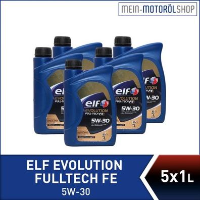 Elf Evolution Fulltech FE 5W-30 5x1 Liter
