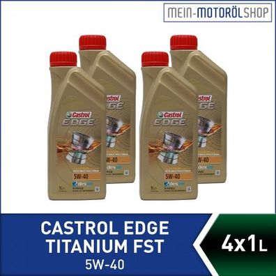 Castrol Edge Fluid Titanium 5W-40 4x1 Liter