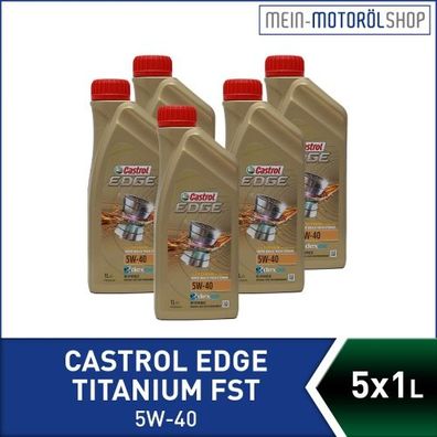 Castrol Edge Fluid Titanium 5W-40 5x1 Liter