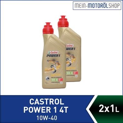 Castrol Power 1 4T 10W-40 2x1 Liter