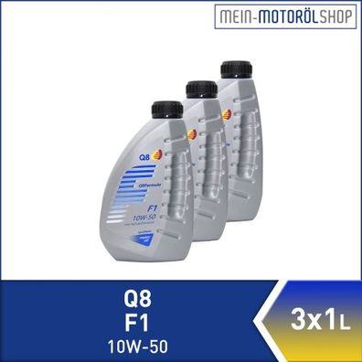 Q8 F1 10W-50 3x1 Liter