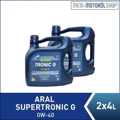 Aral SuperTronic G 0W-40 2x4 Liter