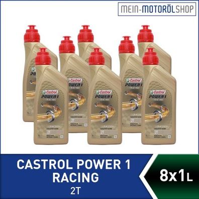 Castrol Power 1 Racing 2T 8x1 Liter