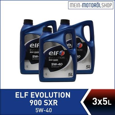 Elf Evolution 900 SXR 5W-40 3x5 Liter