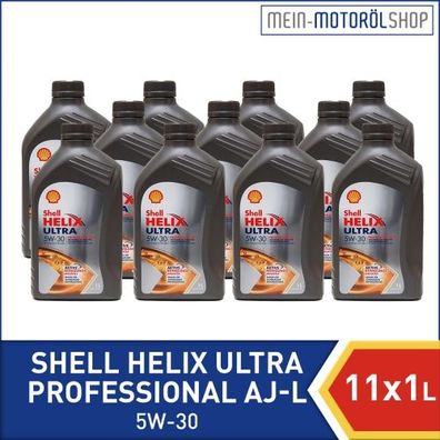 Shell Helix Ultra Professional AJ-L 5W-30 11x1 Liter