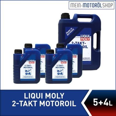 Liqui Moly 2-Takt-Motoroil 5 + 4 Liter
