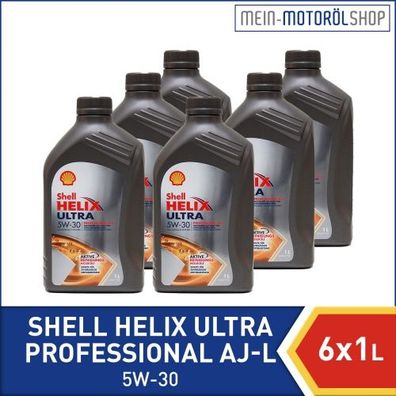 Shell Helix Ultra Professional AJ-L 5W-30 6x1 Liter