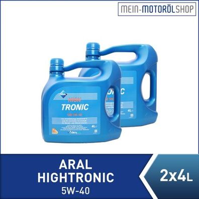 Aral HighTronic 5W-40 2x4 Liter