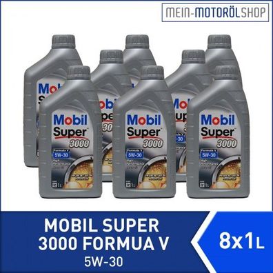 Mobil Super 3000 Formula V 5W-30 8x1 Liter