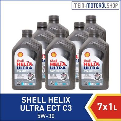 Shell Helix Ultra ECT C3 5W-30 7x1 Liter