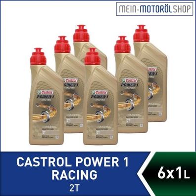Castrol Power 1 Racing 2T 6x1 Liter
