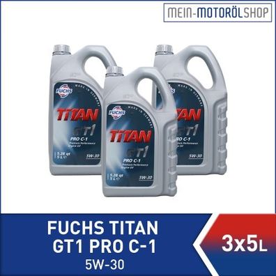 Fuchs Titan GT1 Pro C-1 5W-30 3x5 Liter
