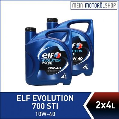 Elf Evolution 700 STI 10W-40 2x4 Liter