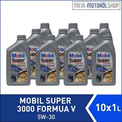 Mobil Super 3000 Formula V 5W-30 10x1 Liter