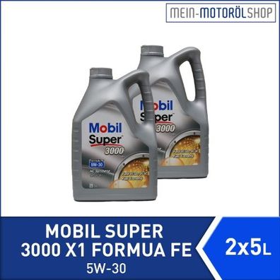 Mobil Super 3000 X1 Formula FE 5W-30 2x5 Liter