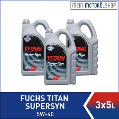 Fuchs Titan Supersyn 5W-40 3x5 Liter