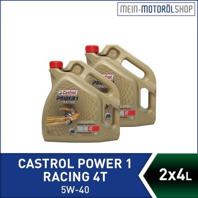 Castrol Power 1 Racing 4T 5W-40 2x4 Liter