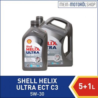 Shell Helix Ultra ECT C3 5W-30 5 + 1 Liter