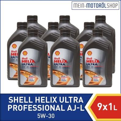 Shell Helix Ultra Professional AJ-L 5W-30 9x1 Liter