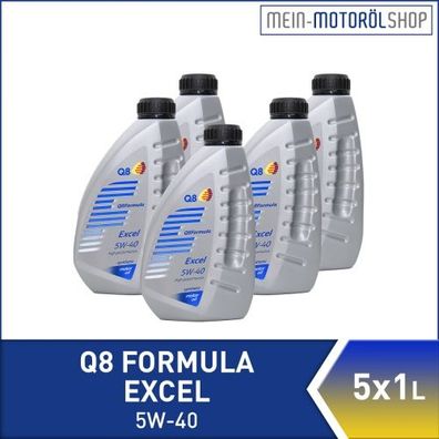 Q8 Formula Excel 5W-40 5x1 Liter