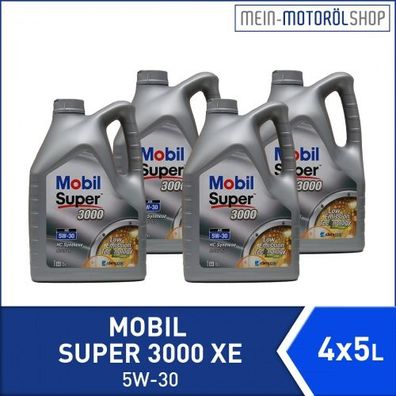 Mobil Super 3000 XE 5W-30 4x5 Liter