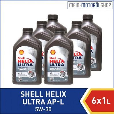 Shell Helix Ultra Professional AP-L 5W-30 6x1 Liter