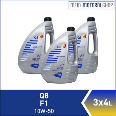 Q8 F1 10W-50 3x4 Liter