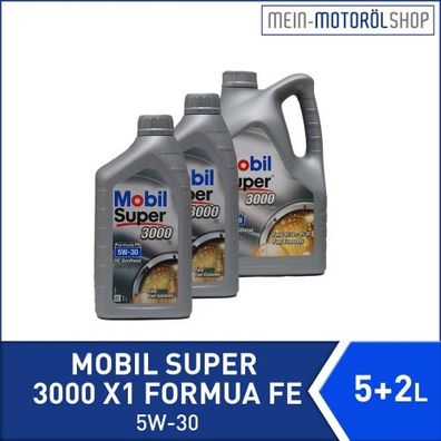 Mobil Super 3000 X1 Formula FE 5W-30 5 + 2 Liter